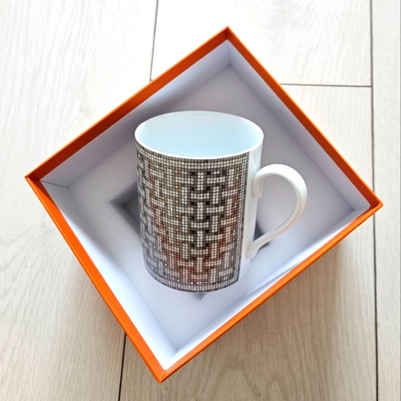 Hermes mosaiq platinum mug - Picture 1 of 7